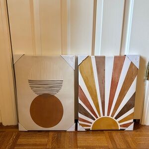 NIB Two 12x16 Canvas Art Prints